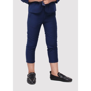 Quần tây yếm xanh bích bé trai QDT046 - JADINY