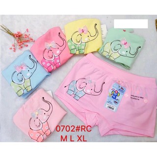 Quần lót đùi cotton cho bé gái in hình dễ thương