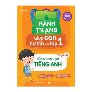 Sách Hành trang giúp con tự tin vào lớp 1 - Quyển 4: Cùng con học tiếng Anh