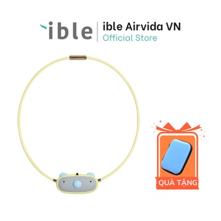 Máy Lọc Không Khí Cá Nhân Tiêu Diệt Virus Vi  Khuẩn Dành Cho Trẻ Em - ible  Airvida C1 - Màu Vàng - Hàng Chính Hãng
