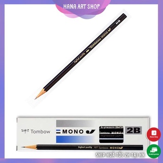 Bút Chì Gỗ Phác Thảo TOMBOW MONO-J Chì Gỗ Cao Cấp Nhật Bản