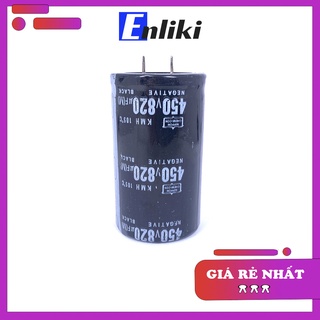 Tụ 820uF 450V Chân Cứng kích thước 35x60mm