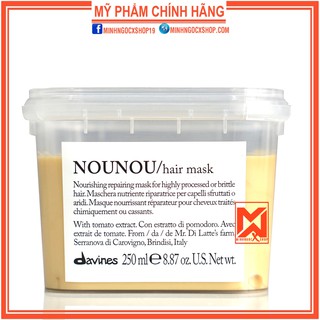 Mặt nạ phục hồi hư tổn DAVINES NOUNOU HAIR MASK 250ml chính hãng