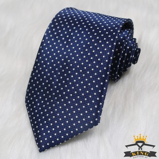 Cà vạt nam chú rể KING, caravat chấm bi công sở giá rẻ C052