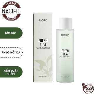 Nước Hoa Hồng Làm Dịu, Phục Hồi Da Mụn NACIFIC Fresh Cica Plus Clear Toner 150ml