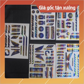 [XẢ KHO] [hot hot hot] Bộ tem logo, tem crom bóng dán các loại xe máy (BAO RẺ)