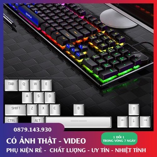 [ TẶNG LÓT CHUỘT ] Bàn Phím YINDIAO V4 Chuyên Game Đèn LED 7 Màu Xuyên Phím