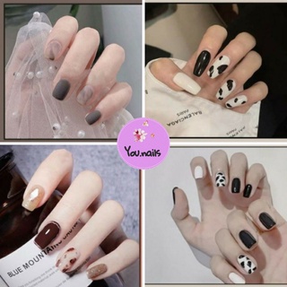 Móng tay giả kèm keo dài nhọn ngắn dễ thương YOU NAILS (Mã Yn-121--Yn-130)