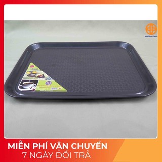 [GIẢM GIÁ] Khay Nhựa Vuông Tròn Chống Trượt Cao Cấp Việt Nhật