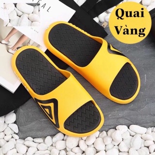 Dép nam quai ngang đúc nguyên khối phối màu (free ship)