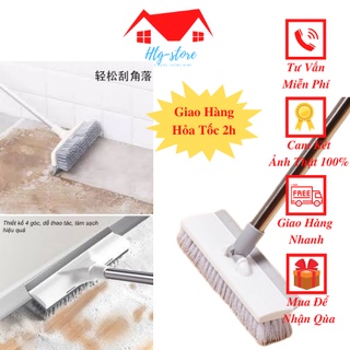 Chổi trà sàn nhà tắm nhà vệ sinh cán dài có gạt nước thông minh