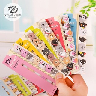 Thanh đánh dấu trang stick marker hình động vật dễ thương - N25