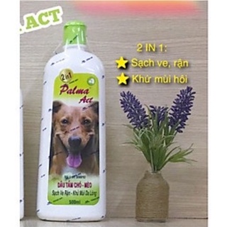 HCM-Dầu Tắm Chó mèo Palma Act -Sữa tắm mượt lông cho chó