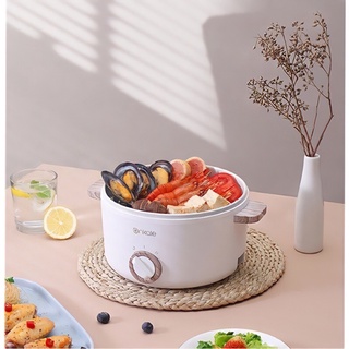 [Mã ELHADEV giảm 4% đơn 300K] Nồi điện đa năng nấu mỳ, cháo, lẩu ANKALE dung tích 1.5 lít - Nồi lẩu xinh xắn nhỏ gọn