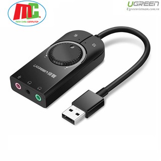 Cáp Chuyển USB ra Sound Có Điều Chính ÂM LượngUgreen 40964 - Hàng Chính Hãng