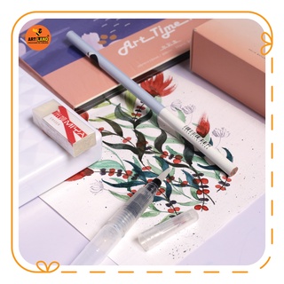 Bộ Màu Nước 5 Món Solid Watercolor Kit Himi Set 36 Màu Đẹp Ngất Ngây