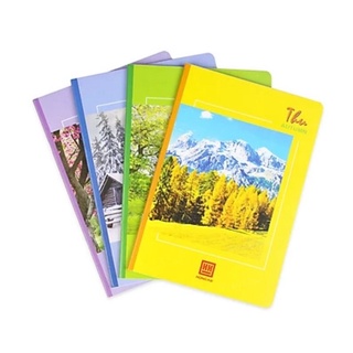 Vở kẻ ngang Pupil Bốn mùa, 120 trang Hồng Hà 1001