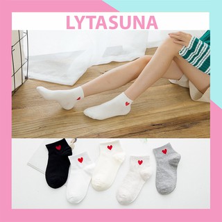 Tất vớ nữ, tất trái tim cổ ngắn siêu xinh kết hợp mọi loại giày SPK5