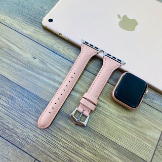 dây da màu hồng bản nhỏ cực xinh dành cho applewatch