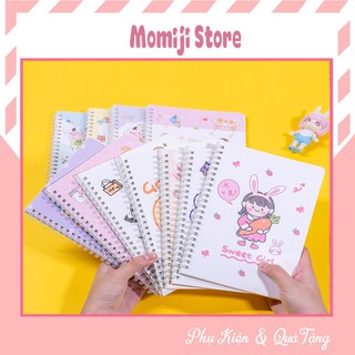 [BAO GIÁ SHOPEE] Sổ lò xo A5 cute được chọn mẫu AOBA-A5-SLX4