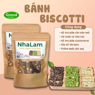 Bánh Biscotti Nguyên Cám Ngũ Cốc Ăn Kiêng Ít Calo Không Đường BẾP MẸ SG