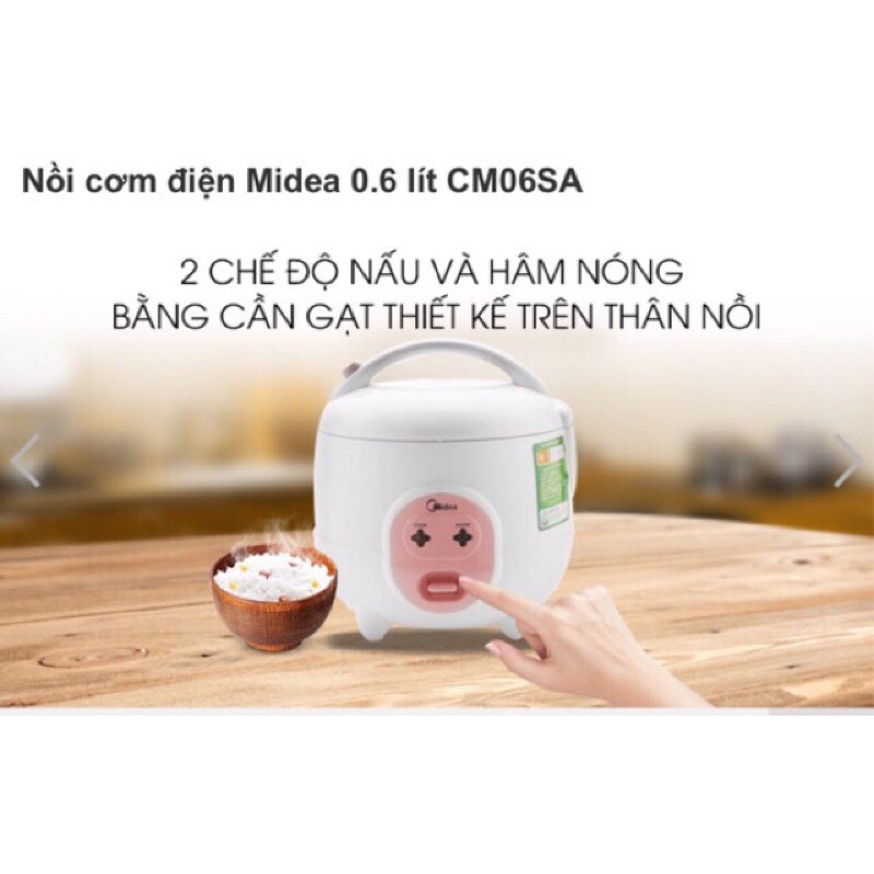 Nồi cơm điện Midea 0,6L - Con lợn