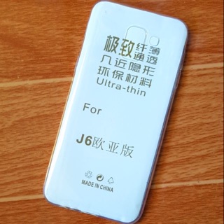 Ốp lưng Silicon trong suốt Samsung J6