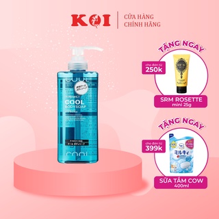 Sữa tắm mát lạnh cho nam Pharmaact Cool Body Soap hương bạc hà 600ml