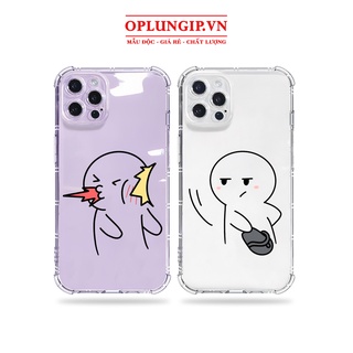 Ốp iphone trong suốt cao cấp độc lạ cho iphone 11 13 pro max 12 14 pro max plus mini x r s max 6 s 7 8 plus