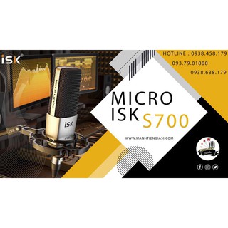 [GIÁ RẺ NHẤT] Micro thu âm IKS S700 -hát karaoke, livetream fb,bigo, titok, thu âm - chất lượng chuẩn phòng thu