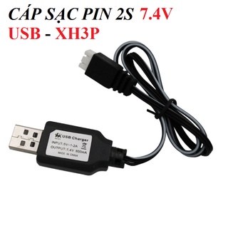 Cáp sạc pin 2S 7.4v cổng nối SM3p / HXJ dùng cho xe mô hình điều khiển