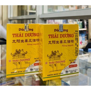 DẦU GỪNG THÁI DƯƠNG - CHAI LỚN 24ML