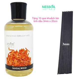 Tinh dầu Refill (thay thế, bổ sung) 180ml hương Gỗ Đàn Hương, rót vào bộ cắm đã cạn tinh dầu