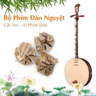 Bộ Phím Đàn Nguyệt Loại Tốt - 10 Phím Cật Tre