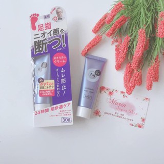 Kem khử mùi hôi chân tinh chất bạc 24 giờ 30gr tinh chất bạc AG+ Nhật Bản