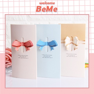 Thiệp nơ chúc mừng sinh nhật, chúc mừng năm mới, giáng sinh, lễ hội...