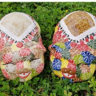 Lợn tiết kiệm bách hoa - Gốm sứ cao cấp