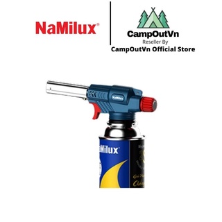 Khò ga mini NaMilux campoutvn cắm trại du lịch đầu đèn khò gas A417
