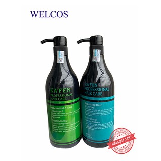 Cặp dầu gội xả KAFEN 800ML Phục Hồi Tóc Khô Xơ, Hư Tổn | Hàng Chính Hãng CT31