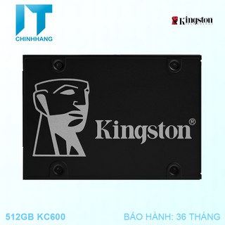 Ổ cứng SSD Kingston 512GB KC600 SATA 3.0 - Hàng Chính Hãng