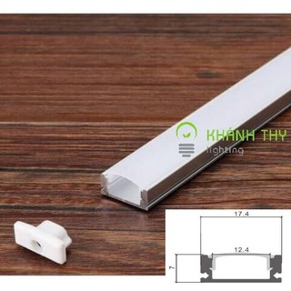 đèn led thanh nhôm lắp nổi KT 509, chuyên lắp tủ, kệ trưng bày sản phẩm
