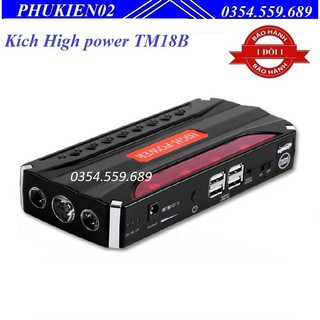 Bộ Nguồn Sạc Dự Phòng Kiêm Kích Nổ Ô Tô Đa Năng TM18B (80000mAh)