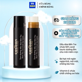 Son dưỡng ẩm dầu dừa Bến Tre Cocoon 5g - Từ Hảo