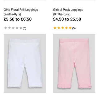 Quần legging bé gái ma.talan auth size 12-18m