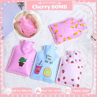 Túi Chườm Nước Nóng, Lạnh 16cm Giữ Nhiệt Thời Gian Dài - Túi Sưởi Làm Ấm, Giảm Đau Bụng Ngày Dâu (Hàng Dày)