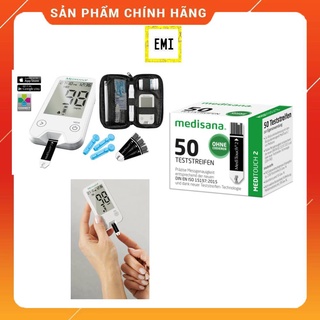 Máy đo đường huyết MEDISANA MEDITOUCH 2 Blutzuckermessgerat mẫu mới - Hàng chính hãng Đức