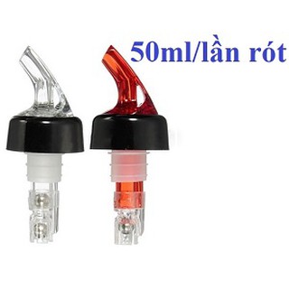 Đầu rót rượu định mức 50ml/lần rót tiện dụng