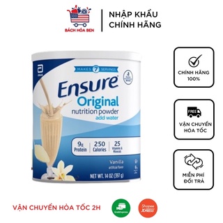 [Mã GROSALE giảm 10% đơn 150K] Sữa Ensure Mỹ Original 397g [Date 10/2023]