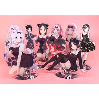 Standee LOVE IS WAR Cuộc Chiến Tỏ Tình Tượng Acrylic Mô hình Anime mica chibi trang trí trưng bày