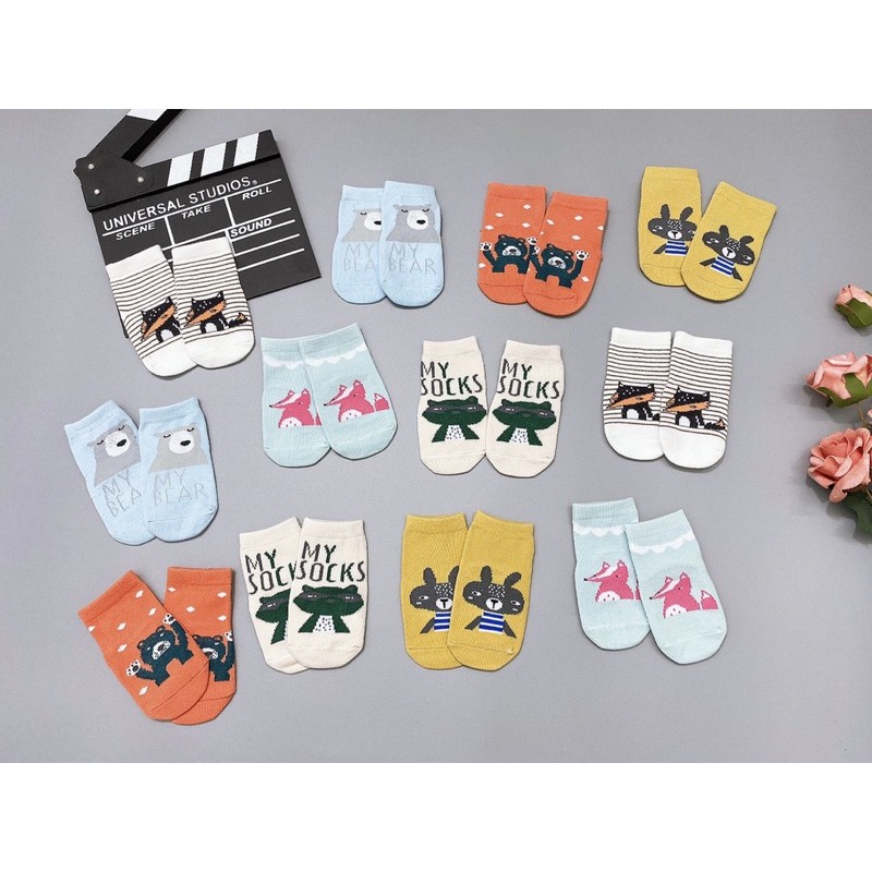 Combo 5 Đôi Tất Chống Trượt Ponykid